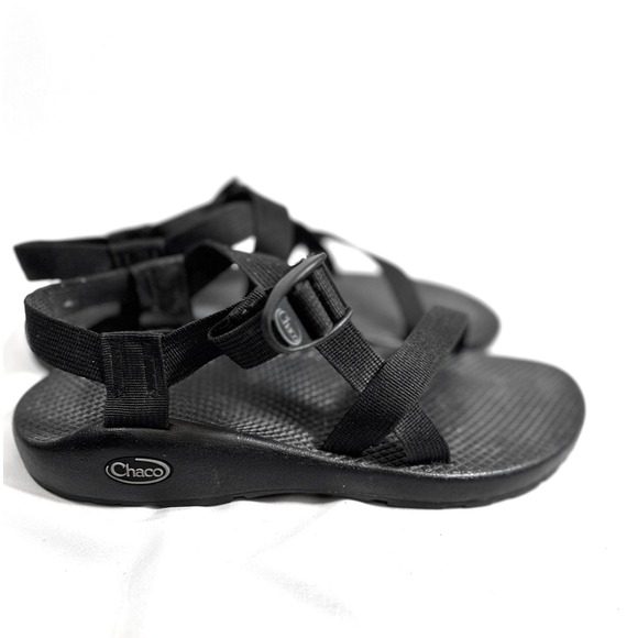 Chaco Z/1 Adjustable Classic Strap Black Sandals for Men Sz 10 Orthotic Support - Picture 8 of 14